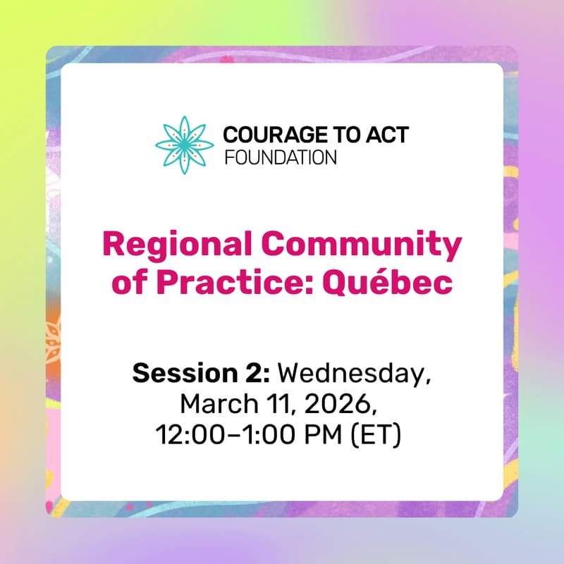 Cover Image for Regional Community of Practice | Québec | Session 2