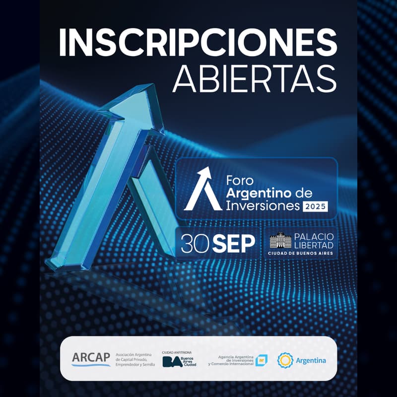 Foto de portada de Foro Argentino de Inversiones 2025 - Entradas en venta en arcap.org/foro-2025