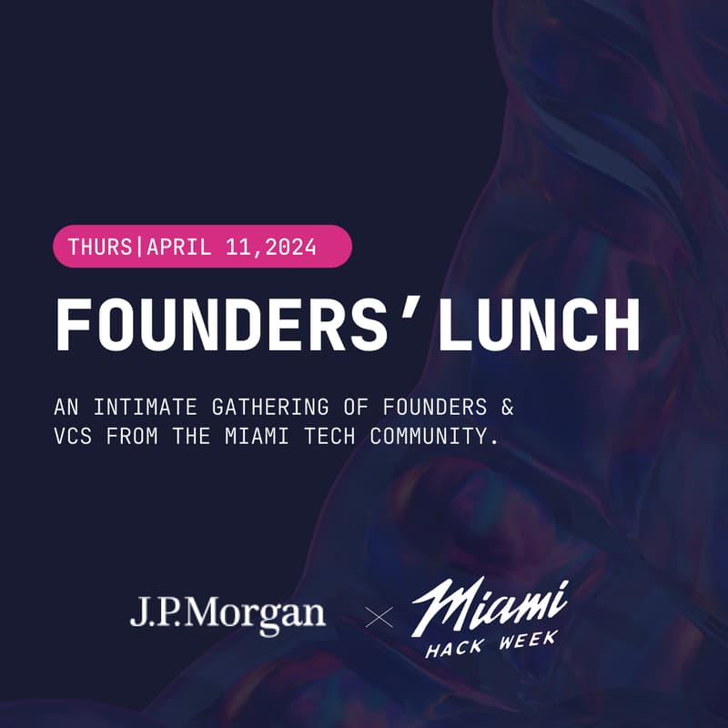 Cover Image for Founders' Lunch | J.P. Morgan x MHW