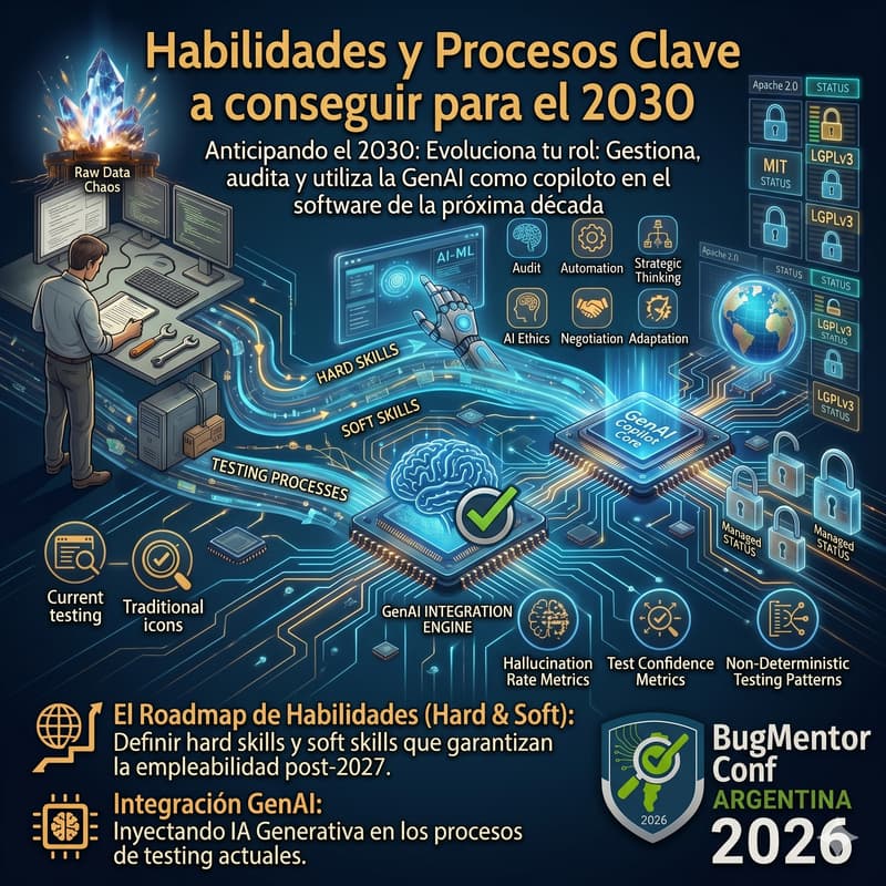 Cover Image for BugMentor Conf Argentina 2026: Habilidades y Procesos Clave a conseguir para el 2030