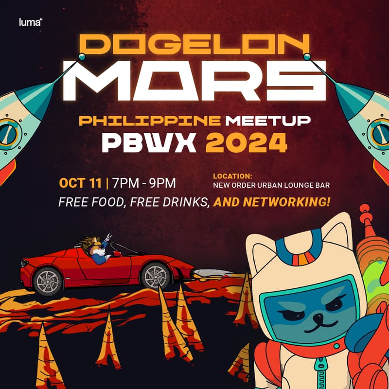 Cover Image for Dogelon Mars: Philippine Meetup at PBWx 2024