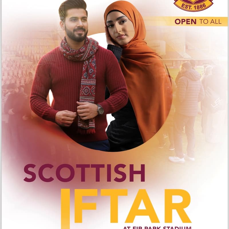 Cover Image for Scottish Iftar at Motherwell Football Club