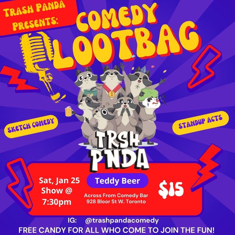 Cover Image for Trash Panda Presents: Comedy Lootbag