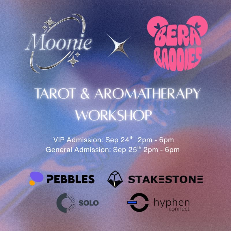 Cover Image for Moonie x Baddies Tarot & Aromatherapy Workshop with StakeStone, Solo & Hyphen Connect