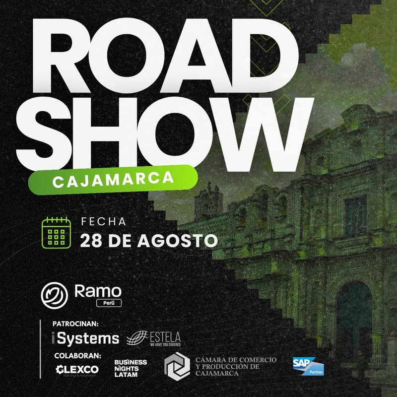 Cover Image for CAJAMARCA | Roadshow Ramo Perú - SAP + iA + Robótica El futuro de la Industria Peruana