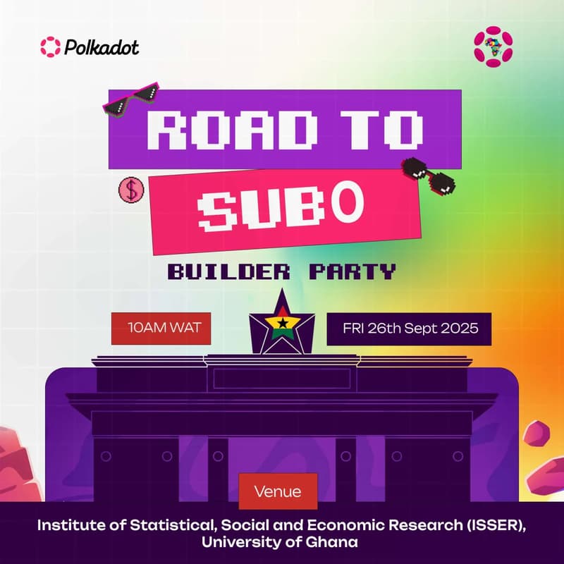 Cover Image for ROAD TO SUB0 BUILDER PARTY (GHANA)