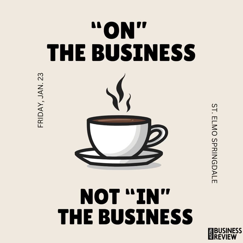 Cover Image for On The Business, Not In The Business