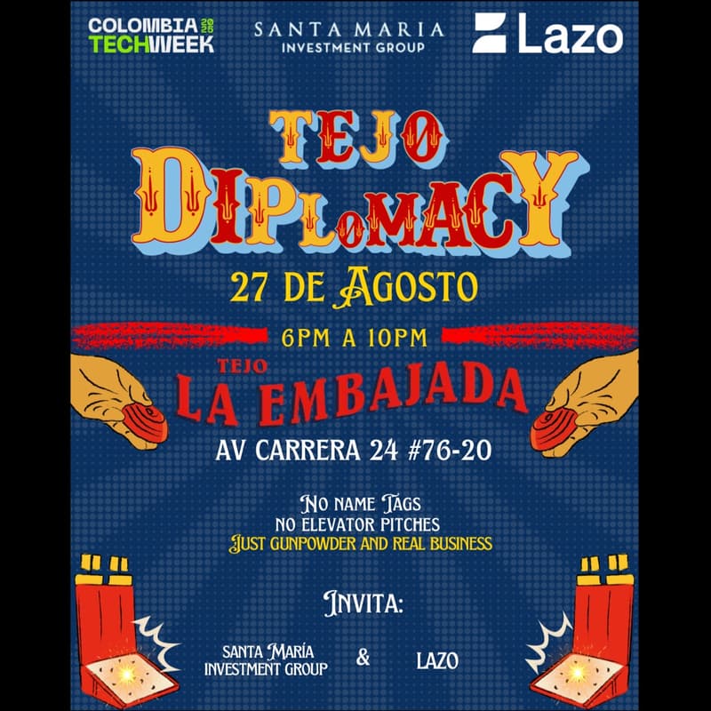 Cover Image for Tejo Diplomacy: The Explosive Art of Doing Business in Colombia By Santa Maria Investment Group & Lazo