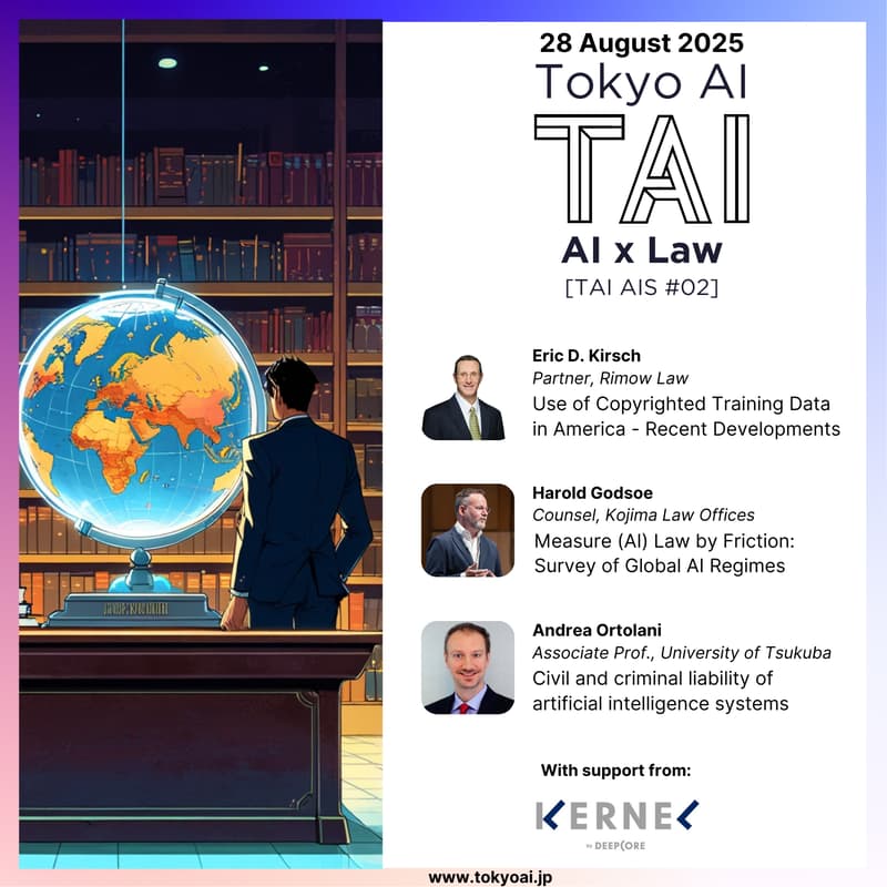 Cover Image for AI × Law: Global Perspectives on Copyright, Regulation, and Liability