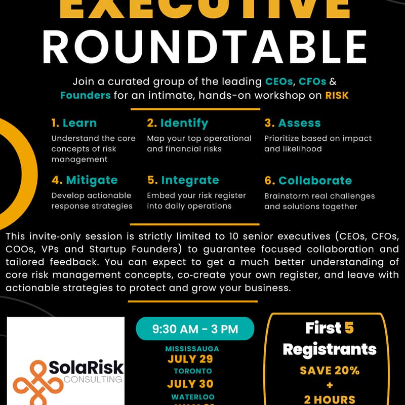 Cover Image for Risk Management: An Executive Roundtable