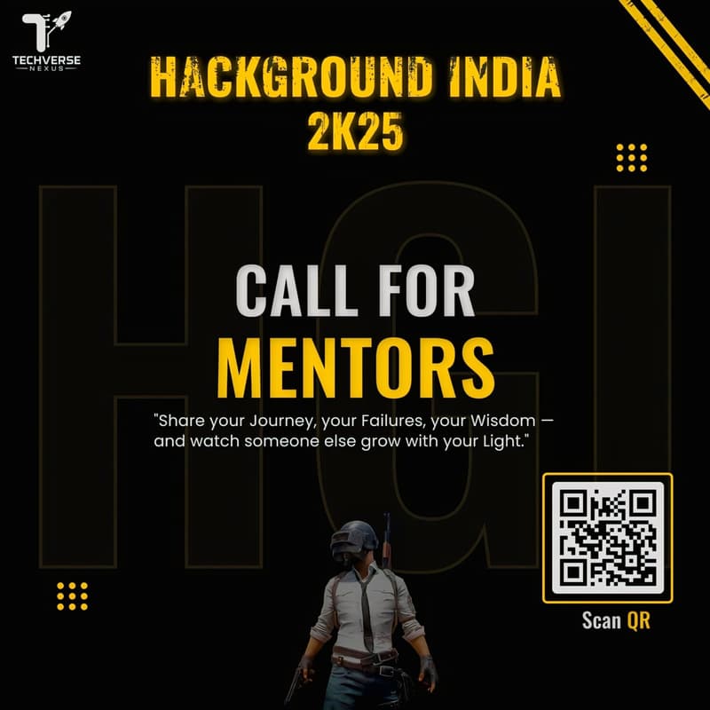 Cover Image for Call For Mentors | Hackground India 2K25