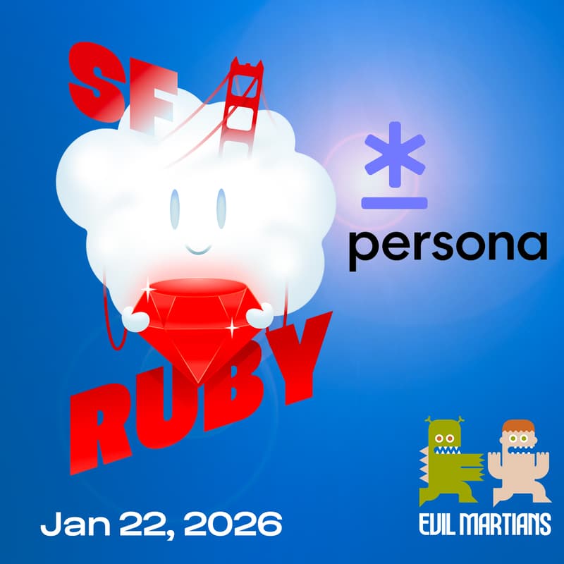 Cover Image for SF Ruby Meetup, January @ Persona