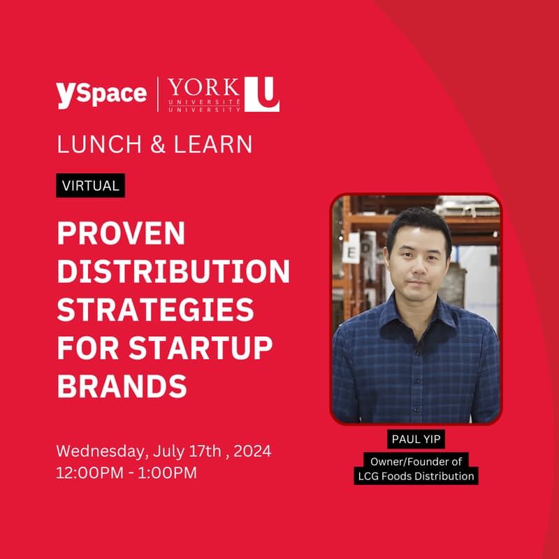 Cover Image for Lunch & Learn - Proven Distribution Strategies for Startup Brands
