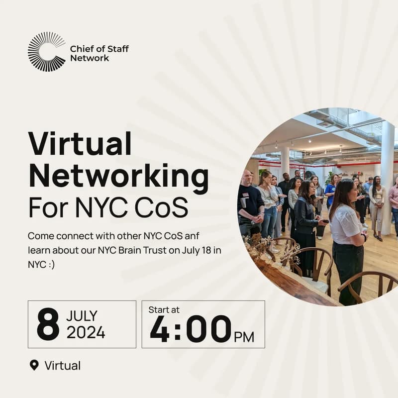 Cover Image for NYC CoS Virtual Networking