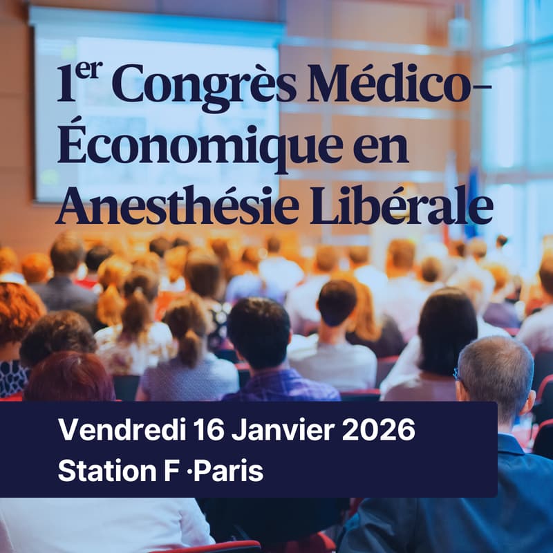 Cover Image for 1er Congrès Médico-Économique en Anesthésie ⎢ Jan. 2026