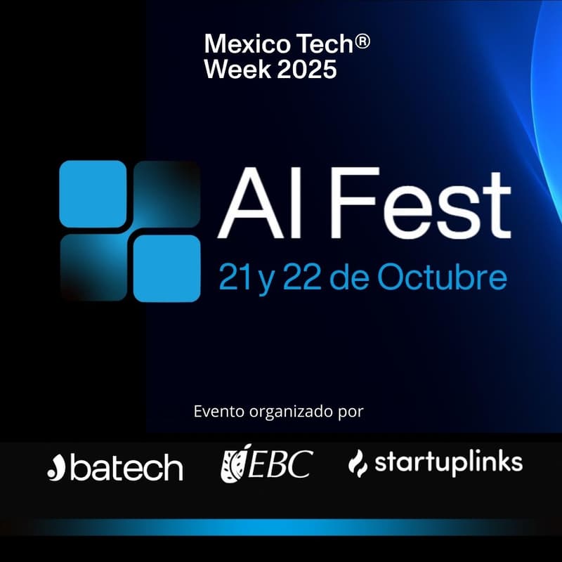 Cover Image for AI Fest (Día 1) by Startuplinks, Batech y EBC