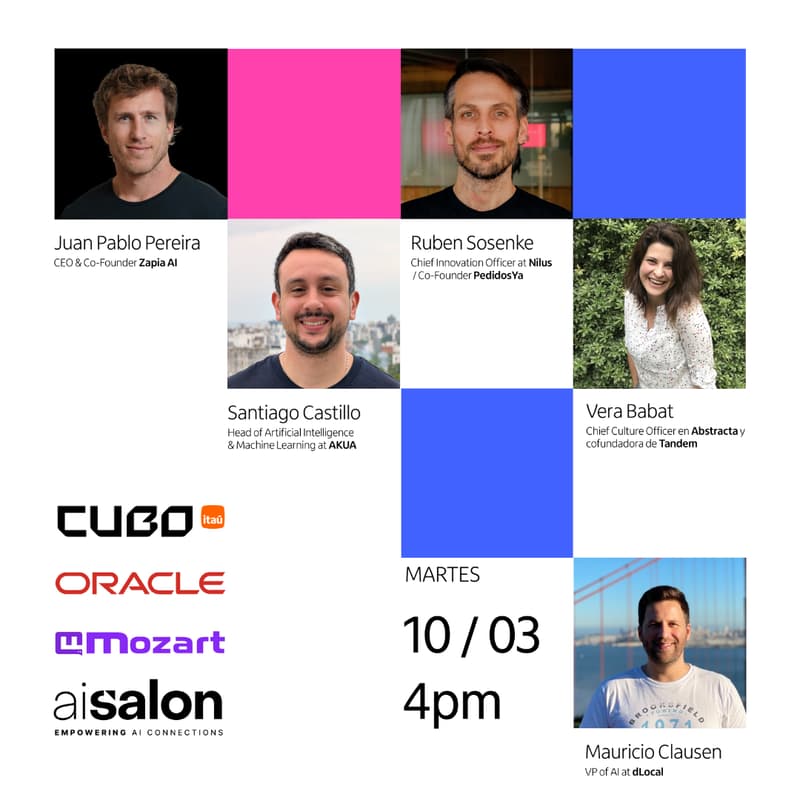 Cover Image for AI salón - CUBO Itaú+ Mozart powered by Oracle