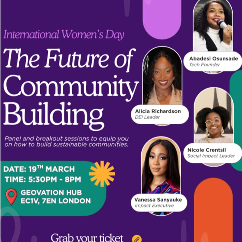 Cover Image for The Future of Community Building: Women Empowering Sustainable Growth