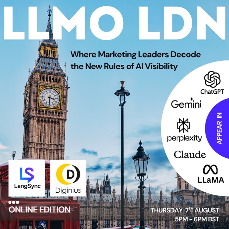 Cover Image for LLMO LDN: Where Marketing Leaders Decode the New Rules of AI Visibility
