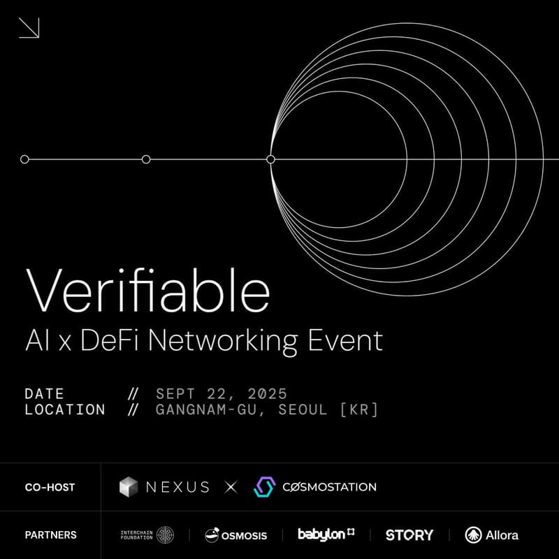 Cover Image for Verifiable: AI x DeFi Networking Event