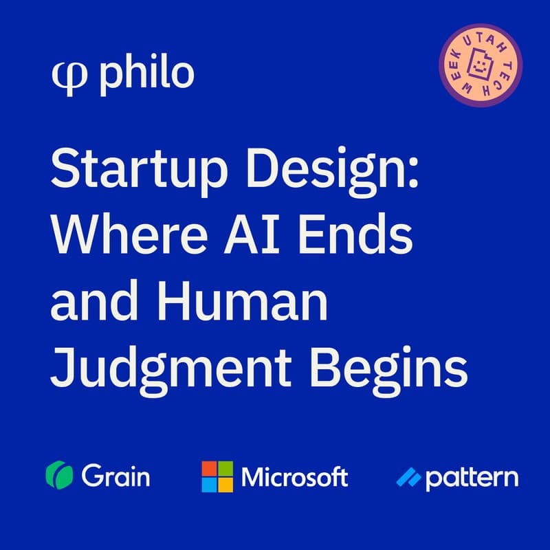 Cover Image for Startup Design: Where AI Ends and Human Judgment Begins