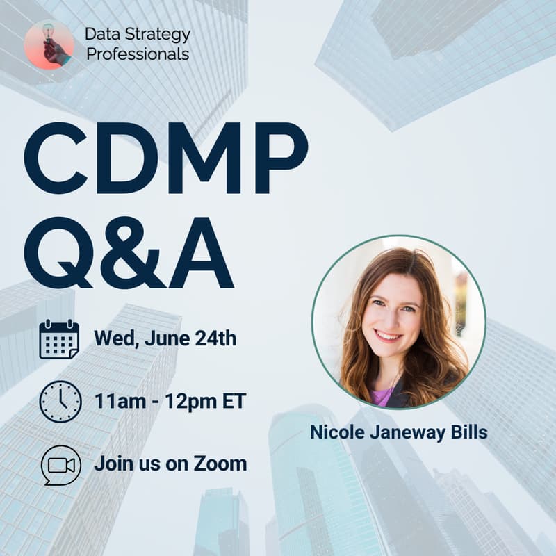 Cover Image for CDMP Q&A