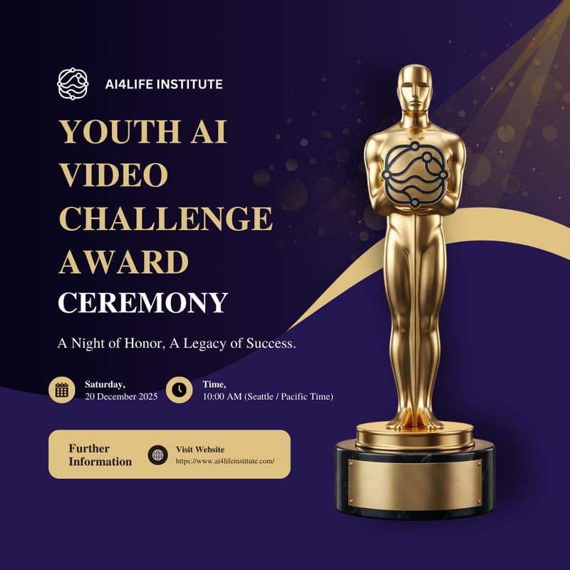 Cover Image for Celebrate the Winners: Youth AI Video Challenge (Fall 2025) Awards Ceremony