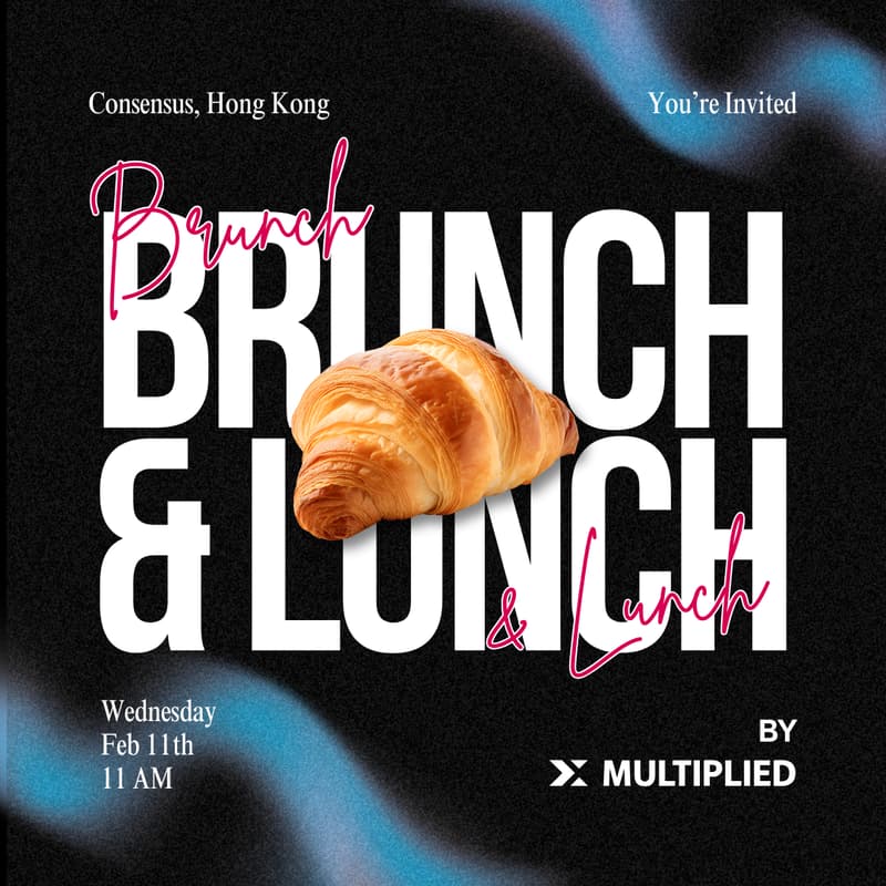Cover Image for Founders & VCs Brunch and Lunch 🥐 Consensus Hong Kong 🇭🇰