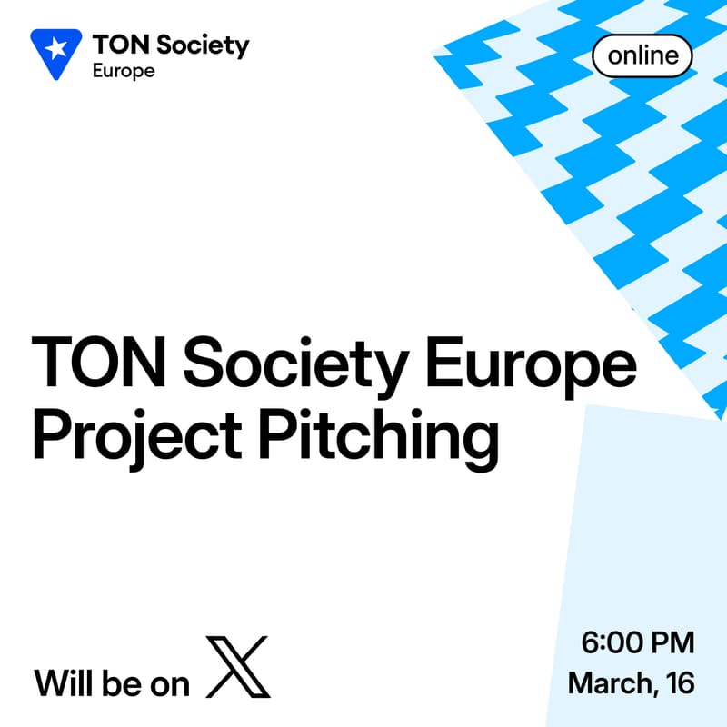 Cover Image for TON Society Europe Project Pitching