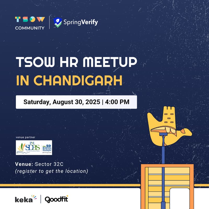 Cover Image for TSOW HR Meetup in Chandigarh