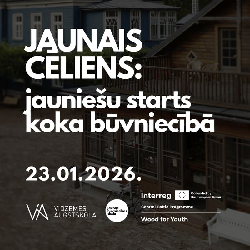 Cover Image for Jaunais cēliens: jauniešu starts koka būvniecībā