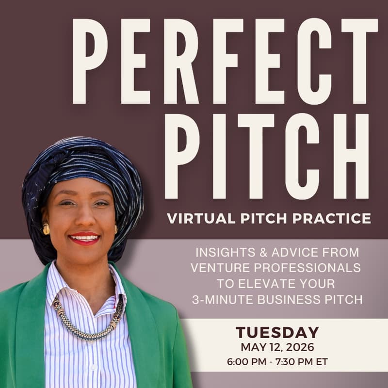 Cover Image for Perfect Pitch: Business Pitch Practice with Wiatta Thomas