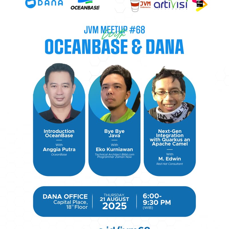 Cover Image for JVM Meetup #68 - In collaboration with OceanBase & DANA