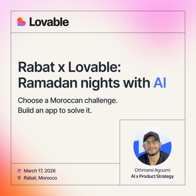 Cover Image for Rabat x Lovable: Ramadan nights with AI