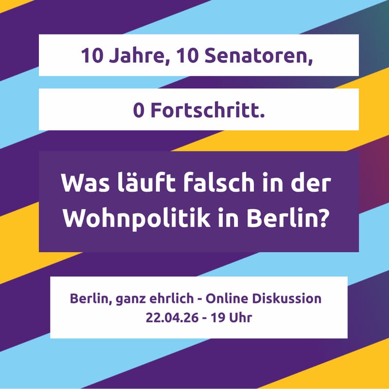 Cover Image for Wohnpolitik in Berlin - Was läuft falsch?