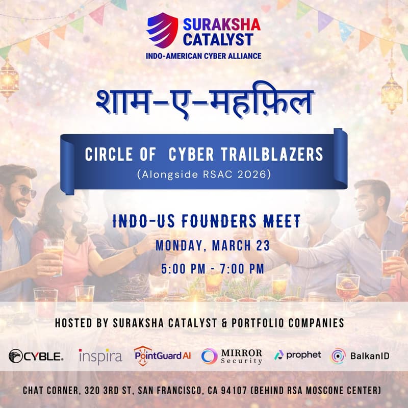 Cover Image for Indo US Cyber Founders Meet (Shaam e Mehfil 2026)