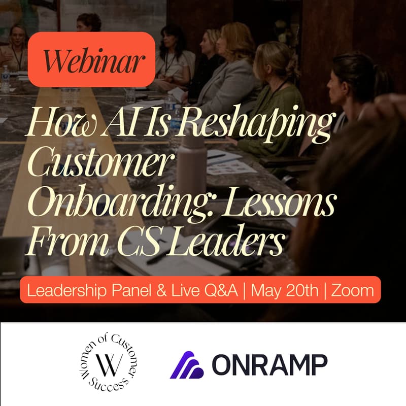 Cover Image for How AI Is Reshaping Customer Onboarding: Lessons From CS Leaders at Harvey, Xplor, Brandwatch & OnRamp