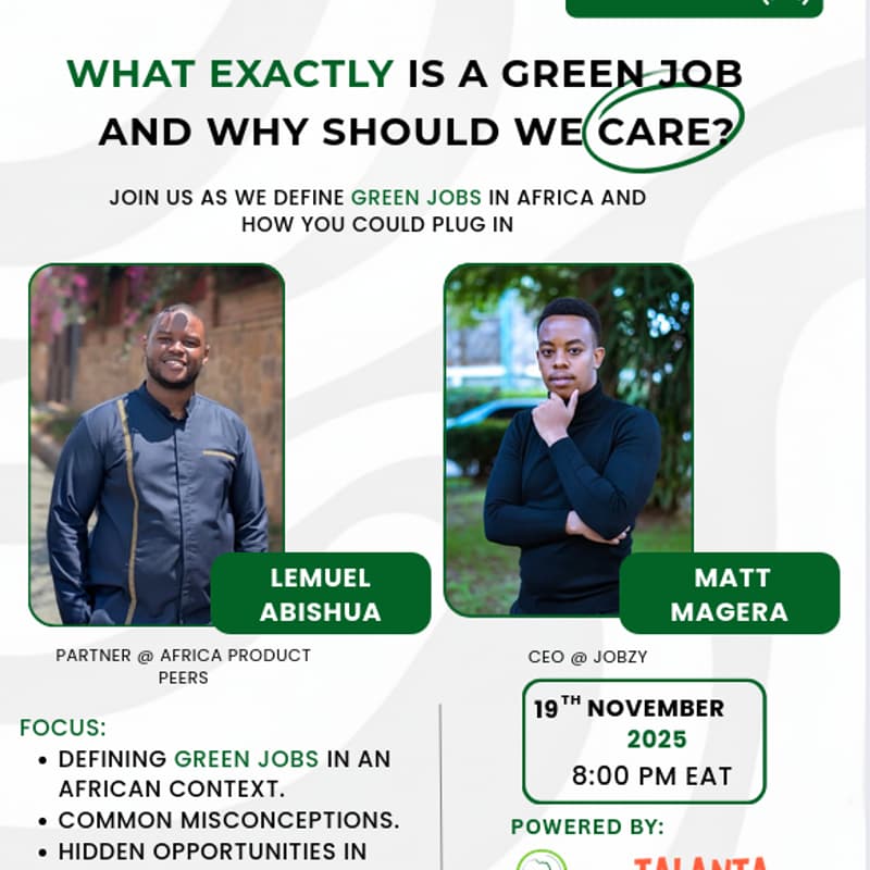 Cover Image for WHAT EXACTLY IS A GREEN JOB, AND WHY SHOULD WE CARE?