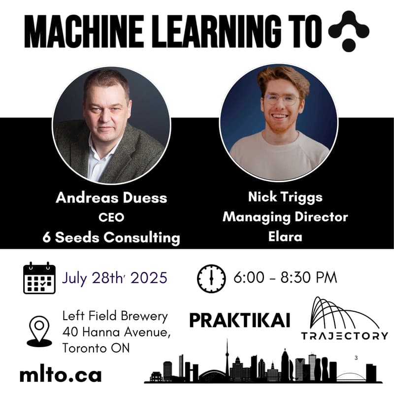 Cover Image for MLTO: Machine Learning Toronto - July 2025
