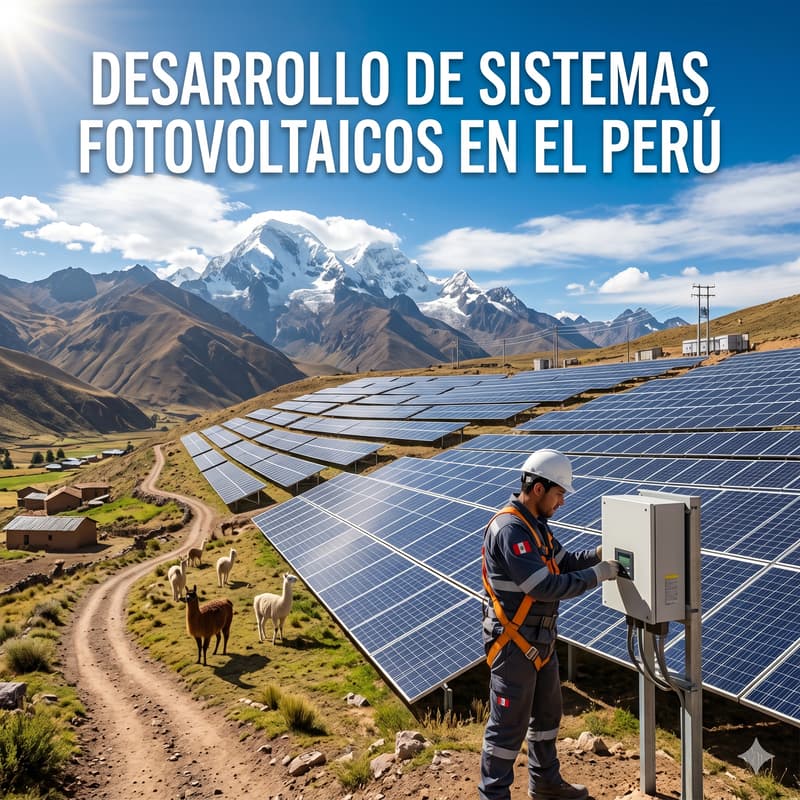 Cover Image for WEBINAR GRATUITO || Desarrollo de Sistemas Fotovoltaicos en el Perú