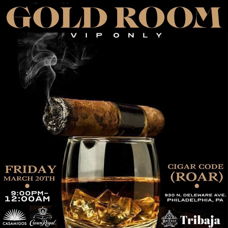 Cover Image for GOLD ROOM (An Alpha hosted Cigar Lounge)