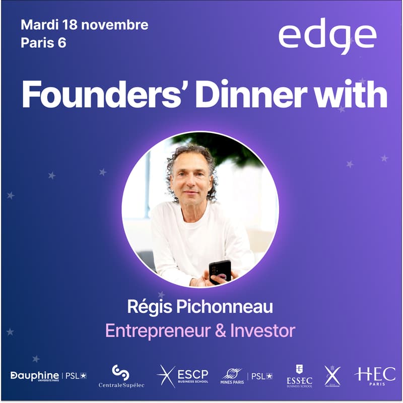 Cover Image for Dinner with Régis Pichonneau - Entrepreneur & Investor