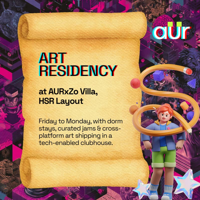 Cover Image for Art Residency at AURxZo : 69 Hours