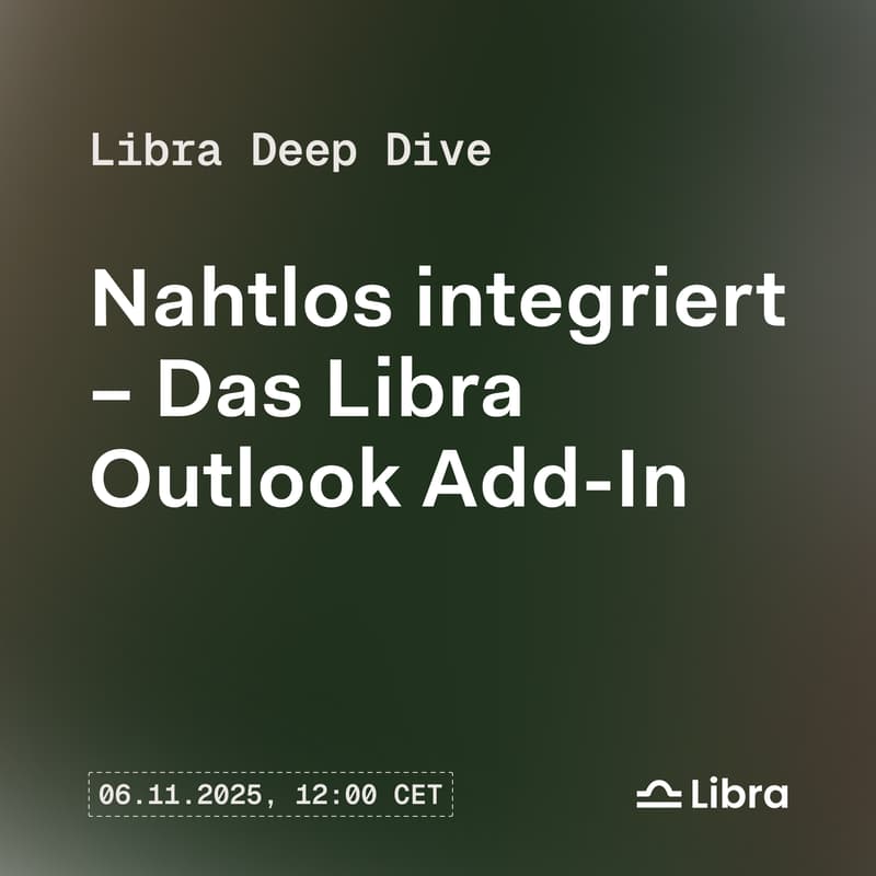 Cover Image for Nahtlos integriert – Das Libra Outlook Add-In in der juristischen Praxis
