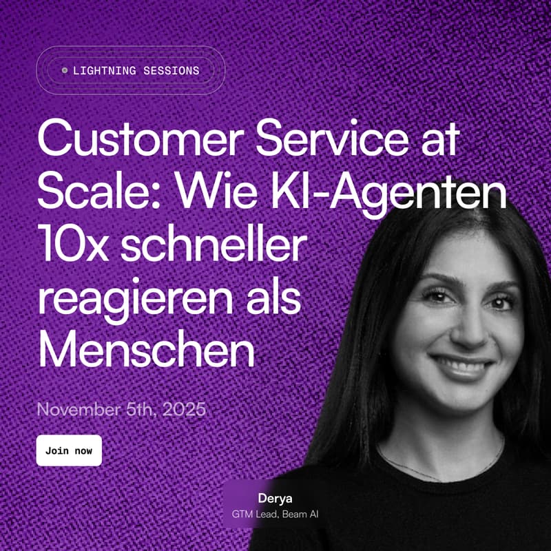 Cover Image for Customer Service at Scale: Wie KI-Agenten 10x schneller reagieren als Menschen