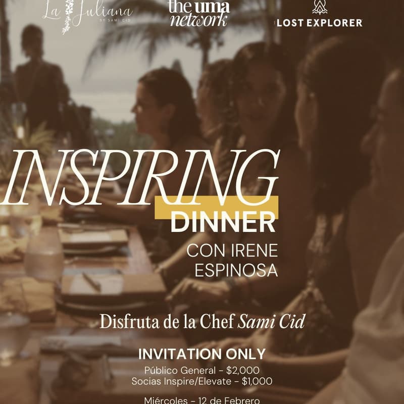 Foto de portada de Inspiring Dinner - Irene Espinosa