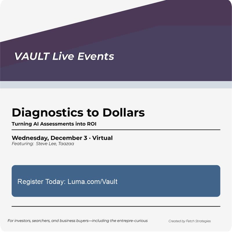 Cover Image for Diagnostics to Dollars: Turning AI Assessments into ROI