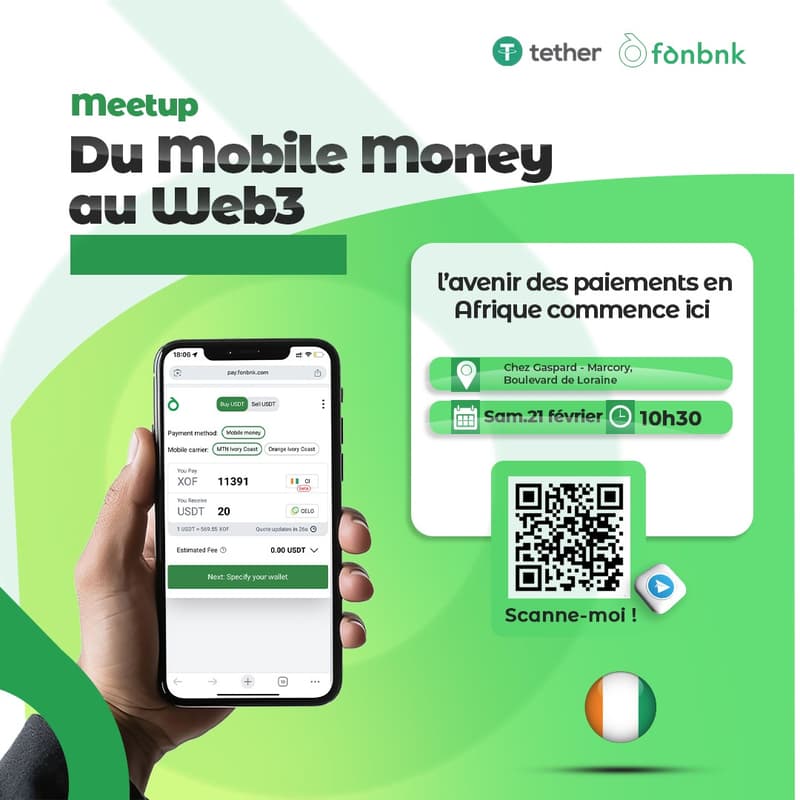 Cover Image for Fonbnk Meetup Côte d'Ivoire - Web3 & Mobile Money