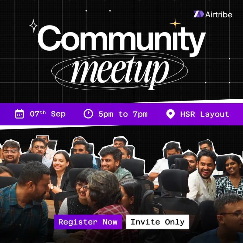 Cover Image for Community Meetup by Airtribe - Bengaluru
