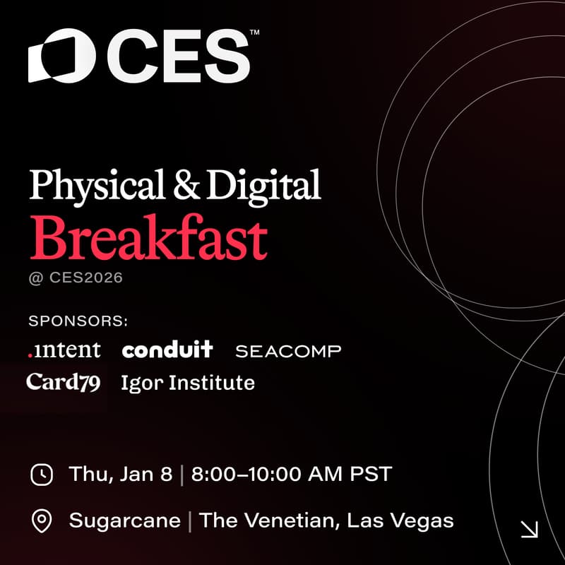Cover Image for Physical & Digital Breakfast @ CES2026 (Thursday)